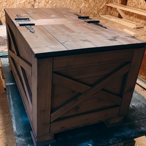 Rusztikus Dohányzóasztal és Tárolóláda � Wenge, Otthon & Életmód, Bútor, Asztal, Famegmunkálás, MESKA