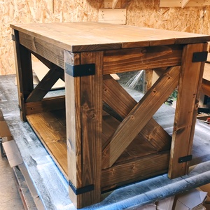 Nappali asztal-FARMHOUSE X � Coffee 80 - otthon & életmód - bútor - asztal - Meska.hu