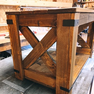 Nappali asztal-FARMHOUSE X � Coffee 80 - otthon & életmód - bútor - asztal - Meska.hu