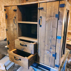 Rusztikus fa komód -Farmhouse x - otthon & életmód - bútor - komód - Meska.hu