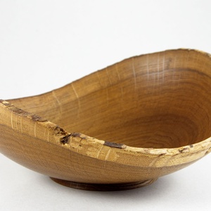 karéjtál tölgyfából - Egyedi, kézműves kínálótál - otthon & életmód - dekoráció - asztal és polc dekoráció - asztaldísz - Meska.hu