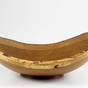 karéjtál tölgyfából - Egyedi, kézműves kínálótál, Otthon & Életmód, Dekoráció, Asztal és polc dekoráció, Asztaldísz, Famegmunkálás, MESKA