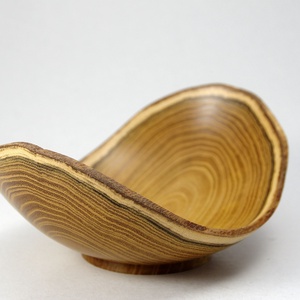 Füles - Egyedi, kézműves kínálótál akácfából - otthon & életmód - dekoráció - asztal és polc dekoráció - asztaldísz - Meska.hu