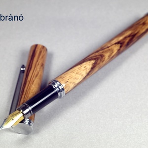Zebránó - Egyedi kézműves töltőtoll - otthon & életmód - papír, írószer - ceruza & toll - Meska.hu