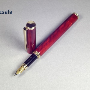 Rózsafa - Egyedi, kézműves töltőtoll  - otthon & életmód - papír, írószer - ceruza & toll - Meska.hu