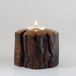 Mécsestartó - Egyedi, kézműves gyertyatartó akácfából, Otthon & Életmód, Gyertya, illat, aroma, Mécses és mécsestartó, Famegmunkálás, MESKA