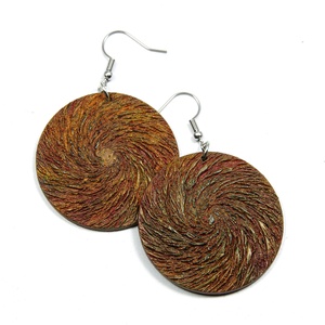 Őszi színek - Egyedi, kézműves fülbevaló - Meska.hu