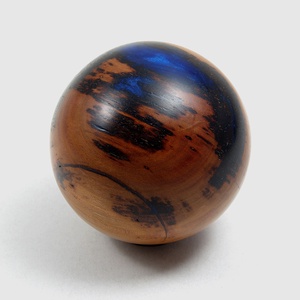 Kék mélység - Egyedi, kézműves termék szilvafából - otthon & életmód - dekoráció - asztal és polc dekoráció - asztaldísz - Meska.hu