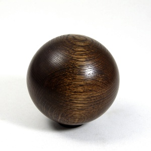 Fekete Gömböc - Egyedi, kézműves termék, Kellékek & szerszámok, Hobby fa alapanyag, Fagolyó, Famegmunkálás, MESKA