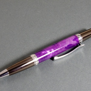 Ametiszt - Egyedi, kézműves golyóstoll - otthon & életmód - papír, írószer - ceruza & toll - Meska.hu