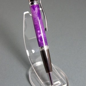 Ametiszt - Egyedi, kézműves golyóstoll - Meska.hu