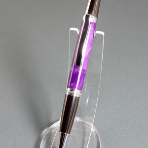 Ametiszt - Egyedi, kézműves golyóstoll - otthon & életmód - papír, írószer - ceruza & toll - Meska.hu