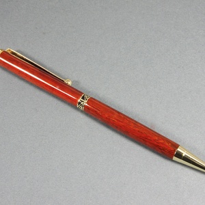 Femme fatale - Egyedi, kézműves golyóstoll padouk fából - otthon & életmód - papír, írószer - ceruza & toll - Meska.hu