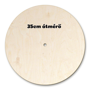 Óra kör alap 35cm , Otthon & Lakás, Dekoráció, Fali és függő dekoráció, Falióra & óra, Famegmunkálás, Meska