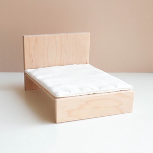 Hálószoba bútorcsomag komóddal babaházhoz - játék & sport - baba & babaház - babaház - Meska.hu