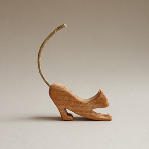 Fa cica figura, fa macska, macska játék - játék & sport - készségfejlesztő és logikai játék - oktató játékok - Meska.hu