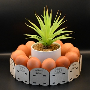 Húsvéti tojástartó, asztali dísz - otthon & életmód - dekoráció - dísztárgy - Meska.hu