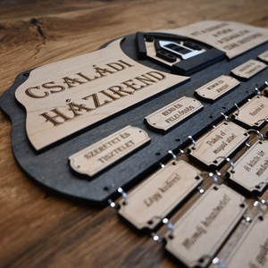 Családi Házirend  Egy szeretettel teli otthon alapja  - otthon & életmód - dekoráció - fali és függő dekoráció - falra akasztható dekor - Meska.hu