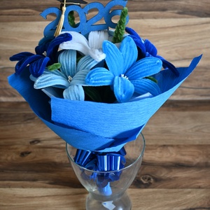 Ovis ballagási örökvirág csokor � maradandó emlék a ballagás napjára! - otthon & életmód - virágdekoráció - virágok - virágcsokor - Meska.hu