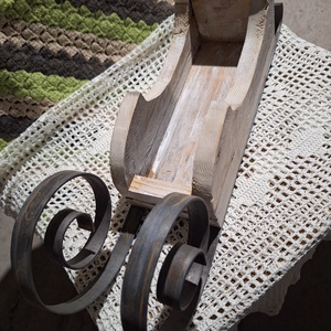 Dekor szánkó - karácsony - karácsonyi lakásdekoráció - Meska.hu