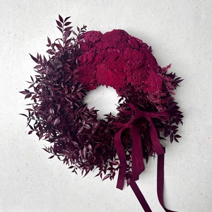 Kopogtató örök koszorú, Otthon & Életmód, Dekoráció, Ajtó- és ablak dekoráció, Ajtódísz & Kopogtató, Virágkötés, MESKA