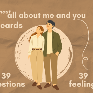 Párkapcsolati ismerkedési szerelmi kártyák 40 db angol kérdés kommunikációs kártyák letölthető nyomtatható, Művészet, Grafika & Illusztráció, Digitális, Mindenmás, MESKA