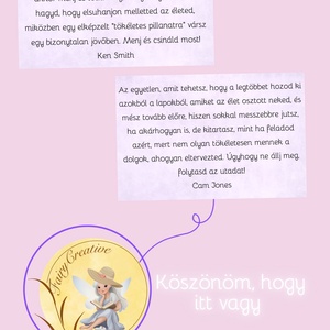 Megerősítő motivációs kártyák 60 kártya tudatosság  - művészet - naptárkártyák, sportkártyák - Meska.hu