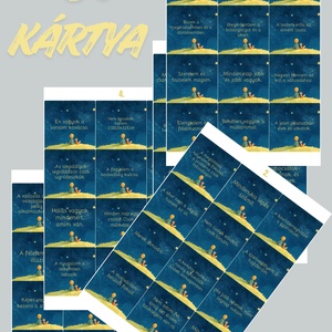 Megerősítő motivációs kártyák 60 kártya tudatosság  - művészet - naptárkártyák, sportkártyák - Meska.hu