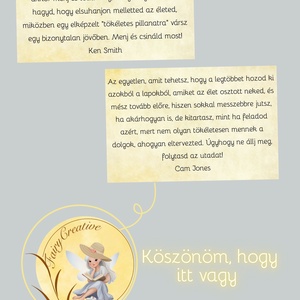 Megerősítő motivációs kártyák 60 kártya tudatosság  - művészet - naptárkártyák, sportkártyák - Meska.hu