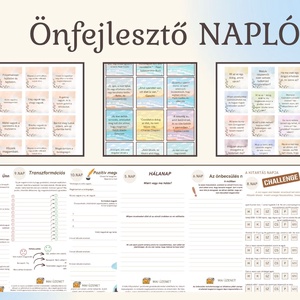 Fejlesztő önismereti mentálhigiénés napló mentális egészség öngondoskodás életvezető tervező önfejlesztő spirituális , Otthon & Életmód, Papír, írószer, Jegyzetfüzet & Napló, Mindenmás, MESKA