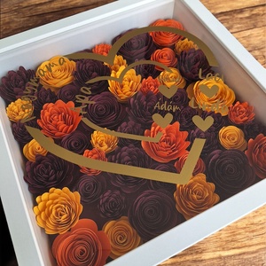 Anyák napi ajándék, nagymama köszöntő képkeret #1 - otthon & életmód - dekoráció - kép & falikép - 3d képek - Meska.hu