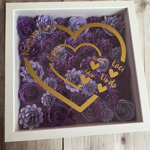 Anyák napi ajándék, nagymama köszöntő képkeret #2 - otthon & életmód - dekoráció - kép & falikép - 3d képek - Meska.hu