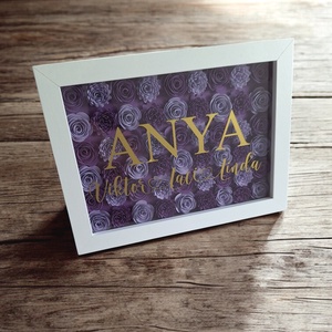 Anyák napi ajándék, képkeret #1, Otthon & Életmód, Dekoráció, Kép & Falikép, 3d képek, Papírművészet, MESKA