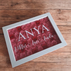 Anyák napi ajándék, képkeret #2, Otthon & Életmód, Dekoráció, Kép & Falikép, 3d képek, Papírművészet, MESKA