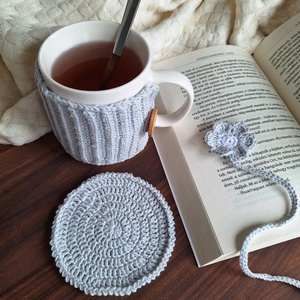 Ajándékcsomag - teás, kávés (kékes szürke) - Meska.hu