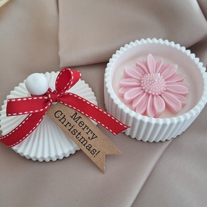 Illatgyertya tartóban, szója gyertya  több illatban elérhető - karácsony - karácsonyi lakásdekoráció - karácsonyi illatgyertya, mécses - Meska.hu