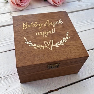 Anyák napi ajándék doboz, Esküvő, Emlék & Ajándék, Doboz, Fotó, grafika, rajz, illusztráció, MESKA