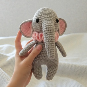 Babalátogató ajándékcsomag, babaköszöntő box - elefánt - baba - mama - babalátogató ajándékcsomag - Meska.hu