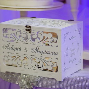 Egyedi esküvői pénzgyűjtő doboz - Meska.hu
