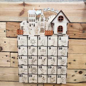 Adventi kalendárium  - karácsony - adventi díszek - adventi naptár - Meska.hu