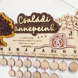 Családi naptár - Meska.hu