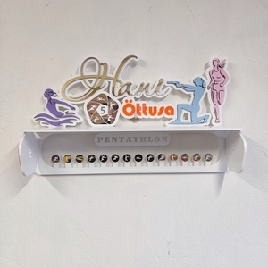  Egyedi névre szóló lányos éremtartó polc  - otthon & életmód - dekoráció - fali és függő dekoráció - éremtartó - Meska.hu