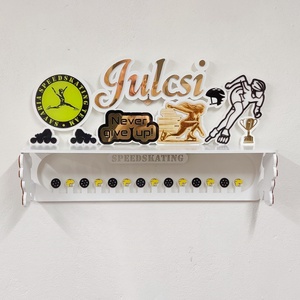  Egyedi névre szóló lányos éremtartó polc  - otthon & életmód - dekoráció - fali és függő dekoráció - éremtartó - Meska.hu