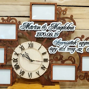 Falióra családfa fényképtartó - Meska.hu