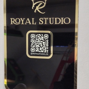 QR-tábla egyedi felirattal - Meska.hu