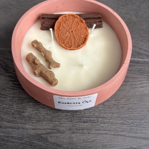 Őszi tálas gyertya  - otthon & életmód - gyertya, illat, aroma - gyertya - Meska.hu