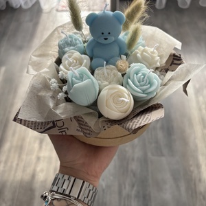 Viasz virágbox - otthon & életmód - gyertya, illat, aroma - gyertya - Meska.hu