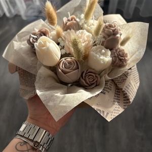 Viasz virágbox - otthon & életmód - gyertya, illat, aroma - gyertya - Meska.hu