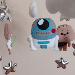 Az erő veled van! Star Wars kiságyforgó, körforgó, kiságy forgó  - játék & sport - 3 éves kor alattiaknak - kiságyforgó - Meska.hu
