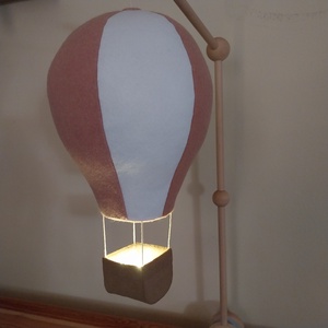 Hőlégballon babaszoba dekoráció 36 cm magas  - otthon & lakás - babaszoba, gyerekszoba - babaszoba dekoráció - Meska.hu